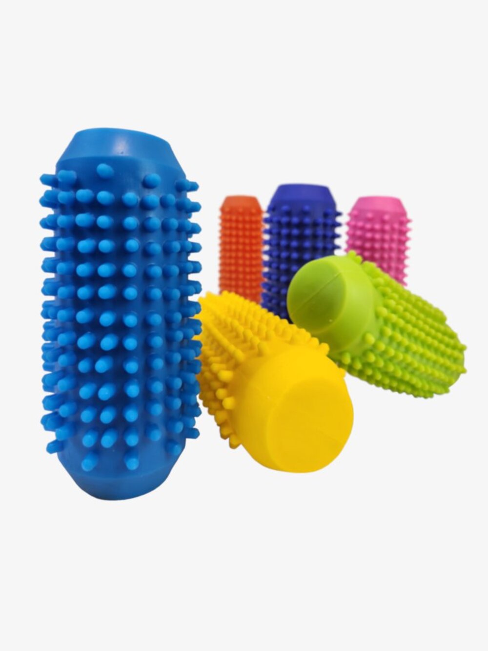 Skool Plus Sensory Massage Rolls, Set of 6, Multicolored